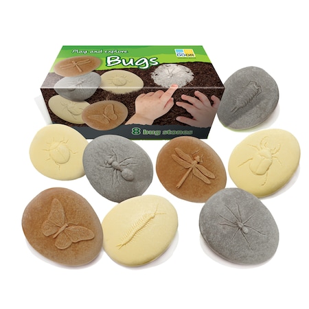 Yellow Door Lets Investigate Bugs Stone, Pack of 8 1042